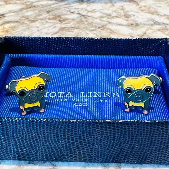 Iota Links - PUG cuff links, brand new in gift box - Picture 4 of 5